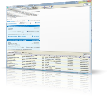 Copie d'écran AnnuCapt Pages Pro