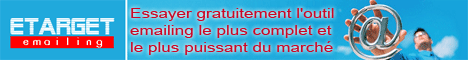 Acheter eTarget maintenant et profiter d'une réduction de 30 € avec le code privilège : EBSOFT