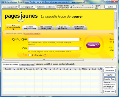 Pages jaunes pro